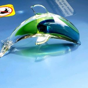 Crystal Dolphin Clear ,Green and Blue